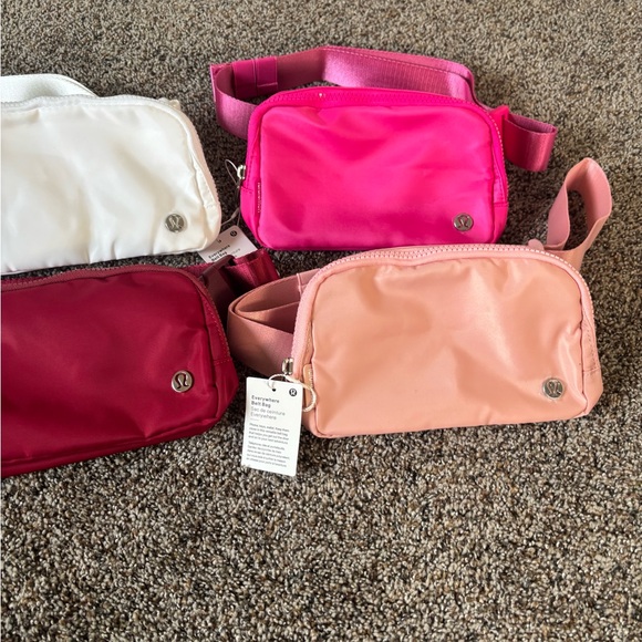 lululemon belt bags pink Everywhere Crossbody Bag 1L Your essentials Valentine’s Day girly bundle set